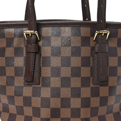 Louis Vuitton Damier Ebene Marais Bucket 23 8 of 10