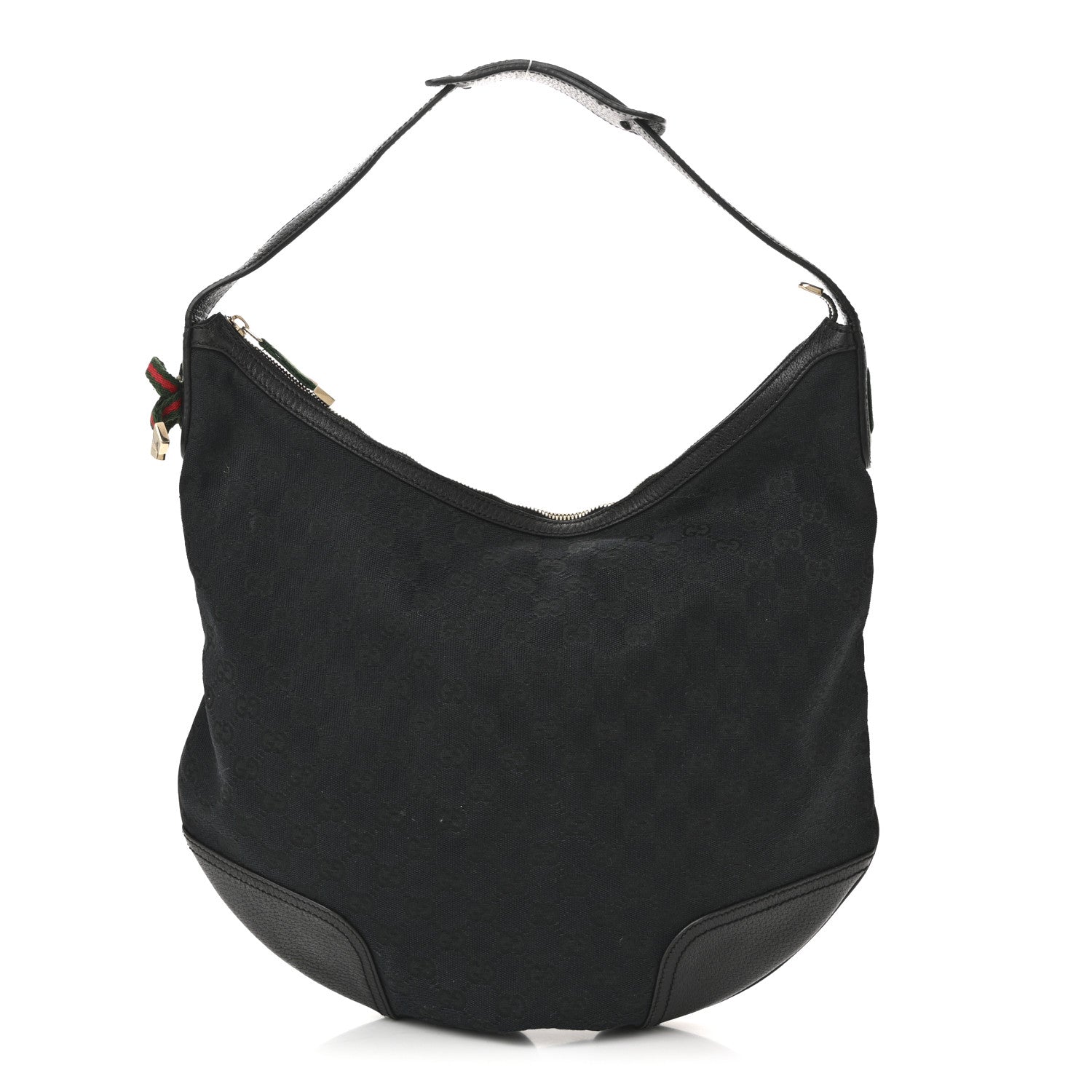 Gucci Monogram Large Princy Hobo Black 1 of 14