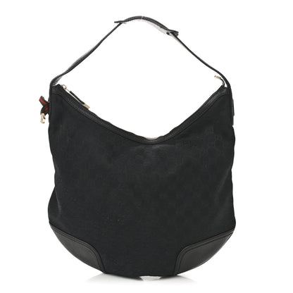 Gucci Monogram Large Princy Hobo Black 1 of 14