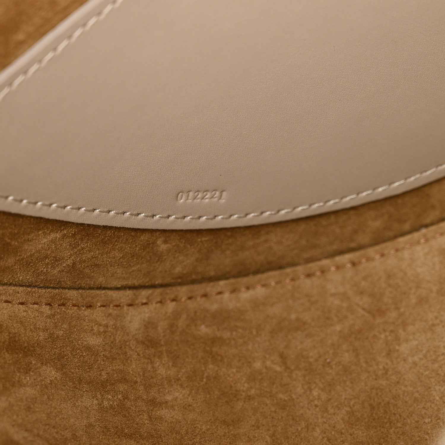 Loewe Satin Calfskin Jacquard Small Luna Bag Oat 7 of 11