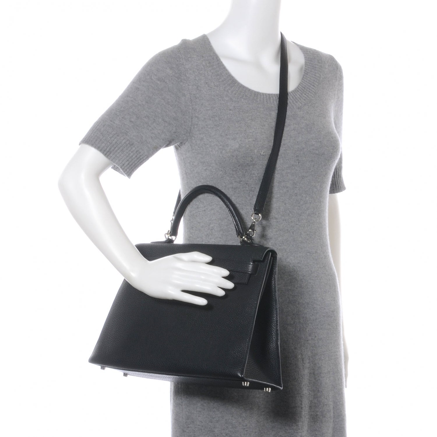 Hermes Togo Kelly 32 Rigide Black 2 of 10