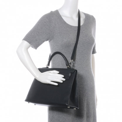 Hermes Togo Kelly 32 Rigide Black 2 of 10