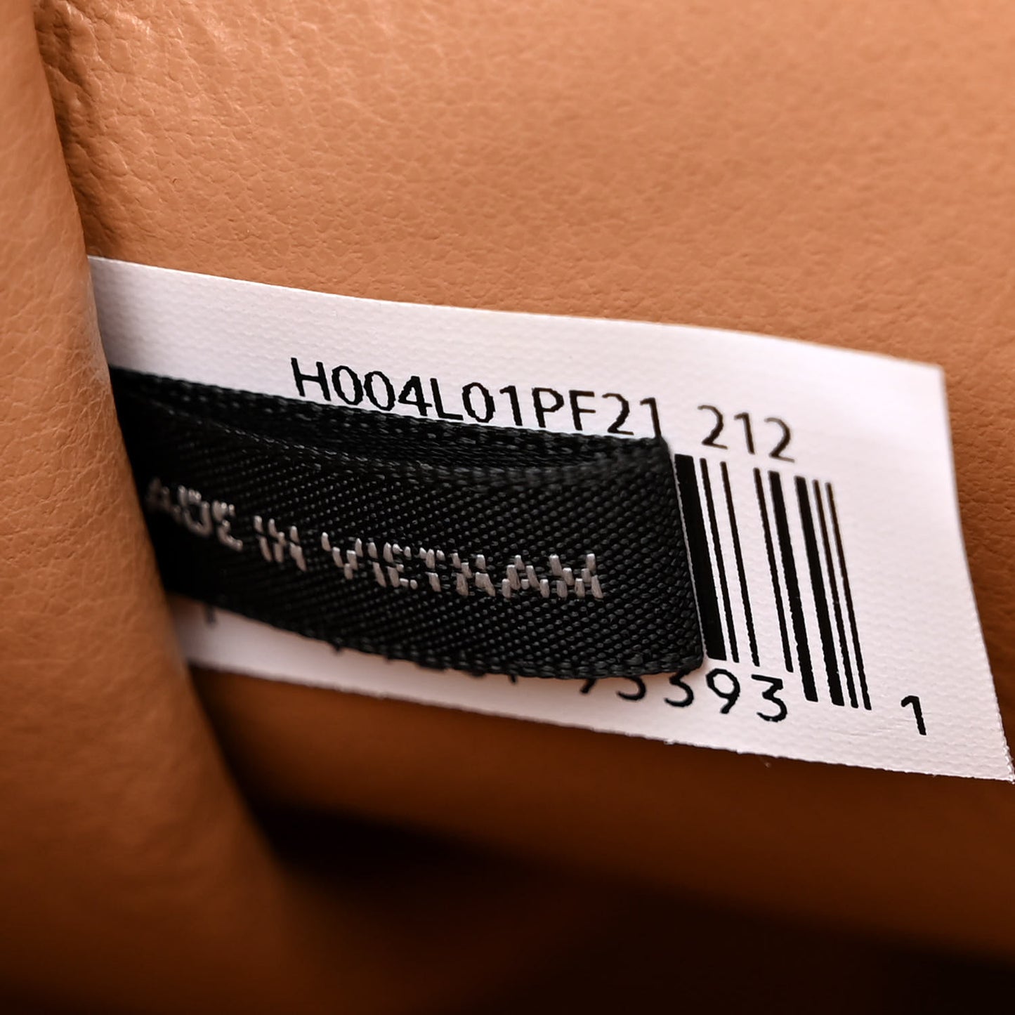 Grained Calfskin Medium The Tote Bag Argan Oil