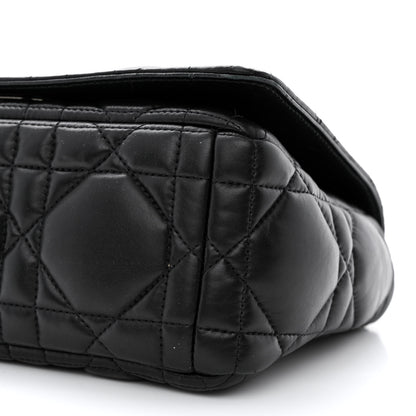 Christian Dior Calfskin Macrocannage Medium Caro Bag Black 10 of 10