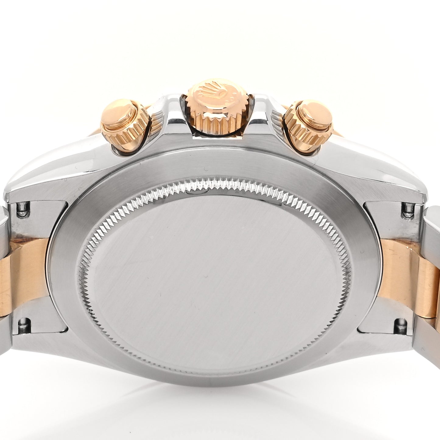 Stainless Steel 18K Yellow Gold Diamond 40mm Oyster Perpetual Cosmograph Daytona Watch White 116523