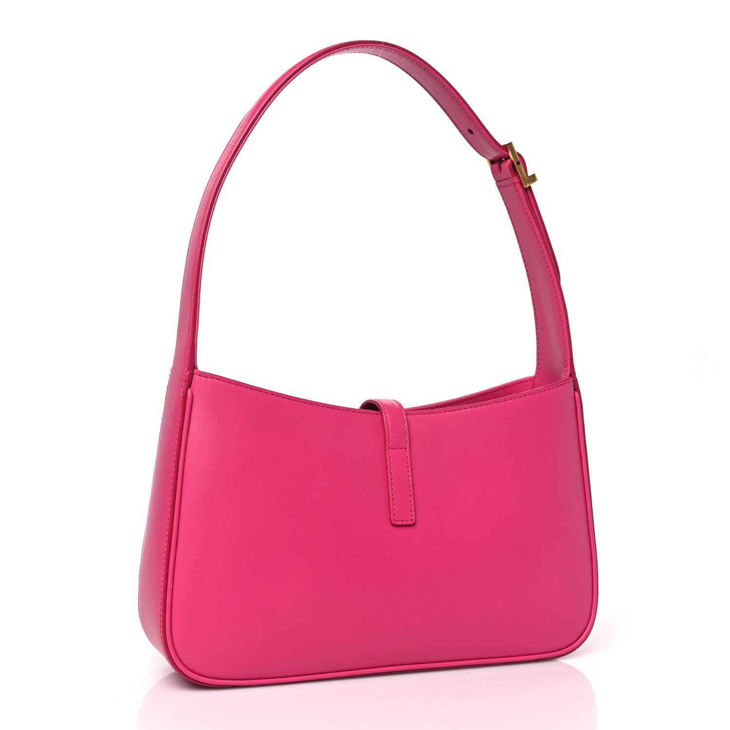 Saint Laurent Smooth Calfskin Le 5 A 7 Hobo Bubblegum 3 of 8