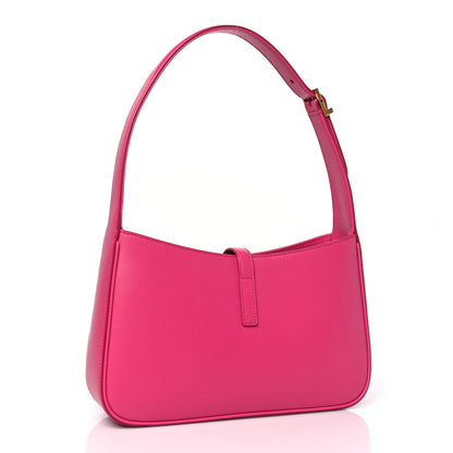 Saint Laurent Smooth Calfskin Le 5 A 7 Hobo Bubblegum 3 of 8