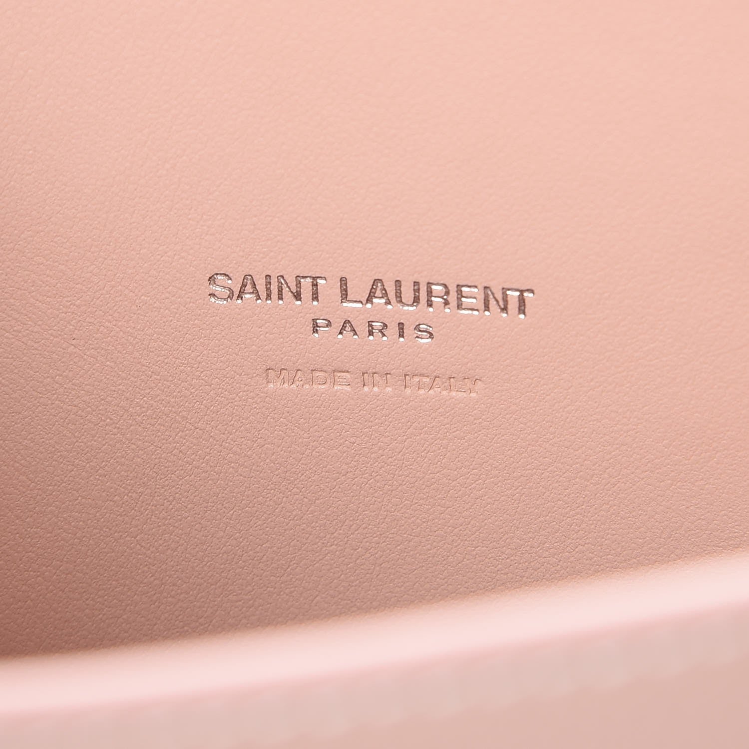 Saint Laurent Grained Calfskin Topstich Baby Sac De Jour Antique Rose 7 of 8