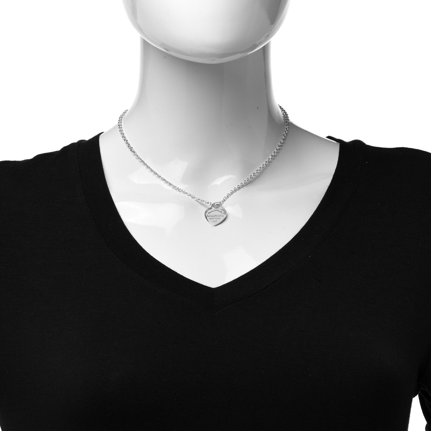 Sterling Silver Small Return to Tiffany Heart Pendant Necklace