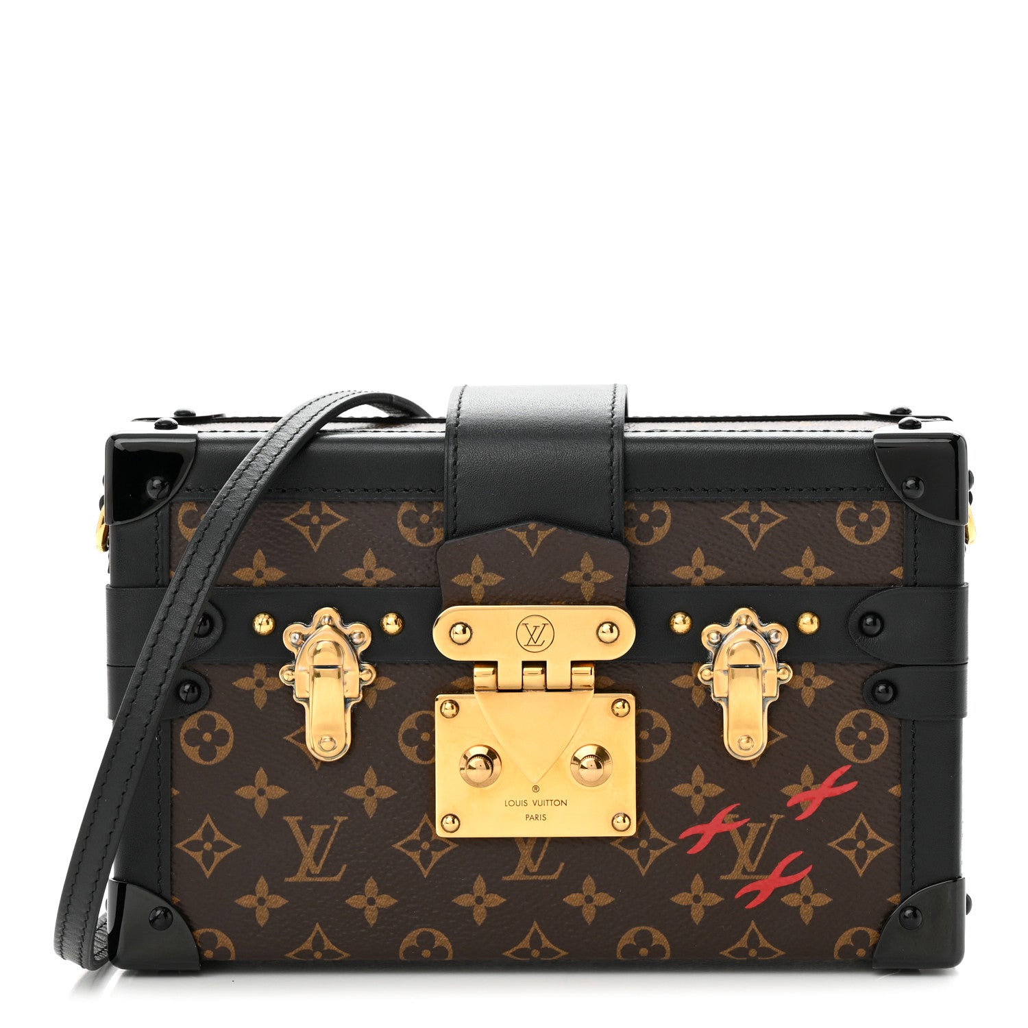 Louis Vuitton Monogram Petite Malle Black 1 of 9