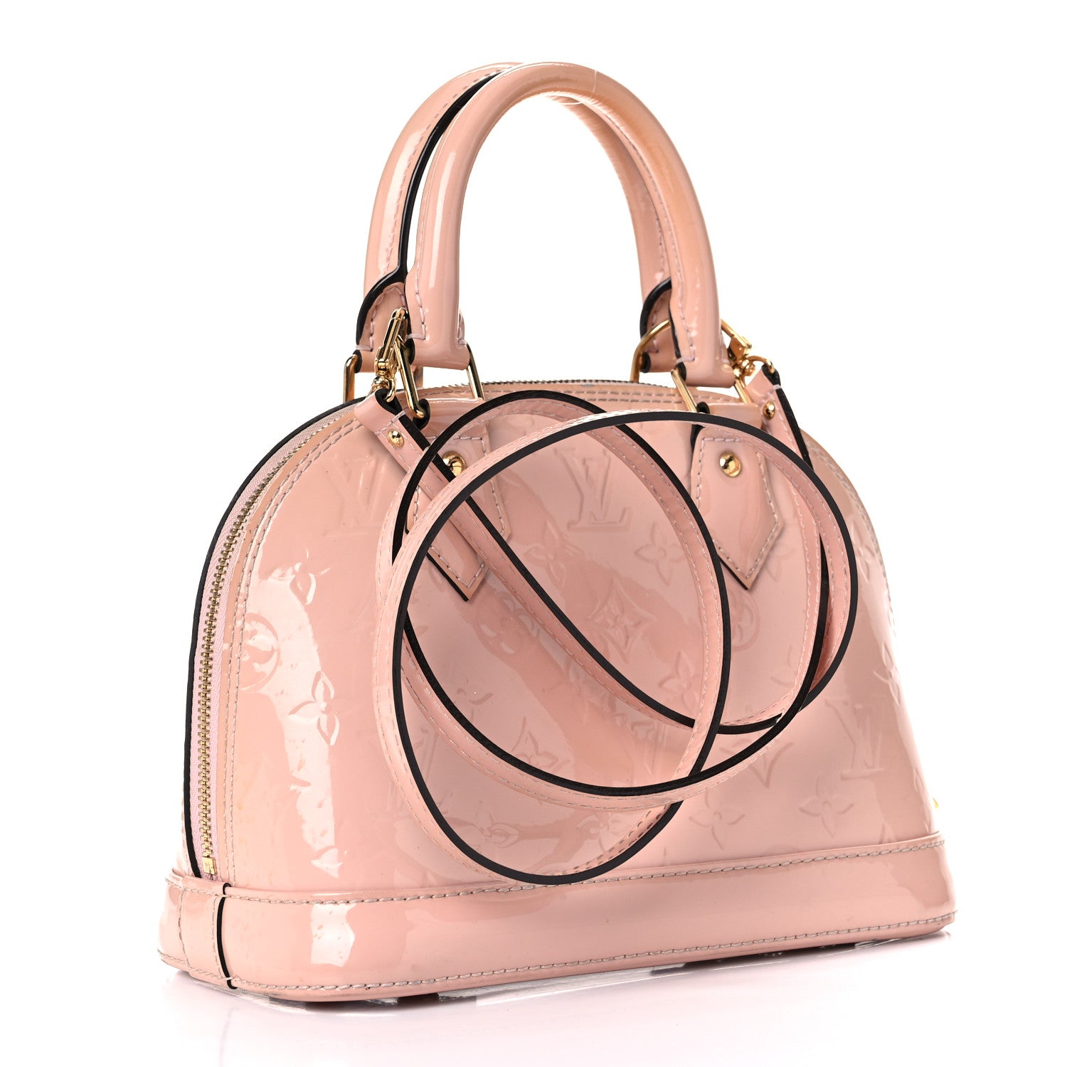 Louis Vuitton Vernis Alma BB Rose Ballerine 3 of 20
