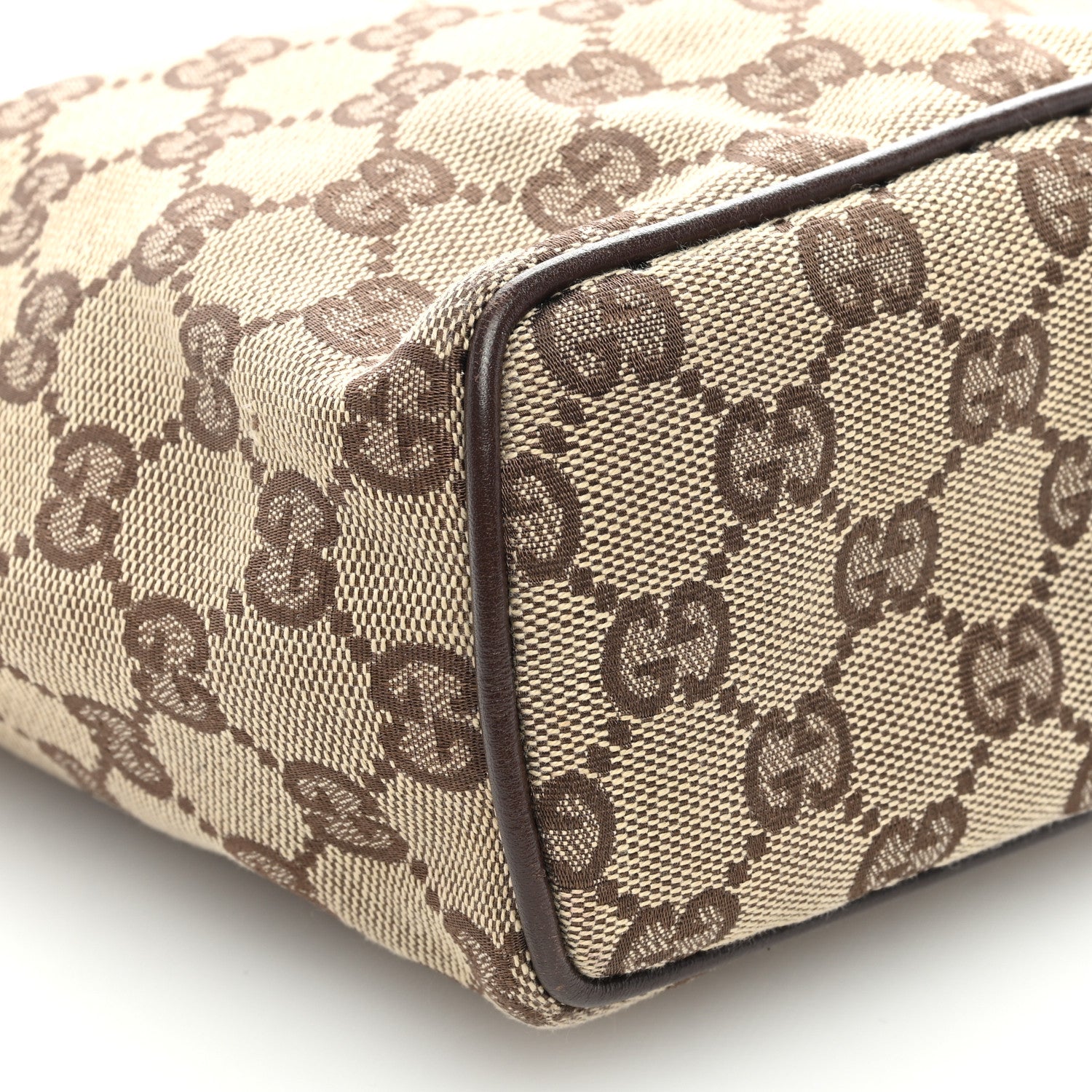 Gucci Monogram GG Pochette shoulder Bag Brown 8 of 9