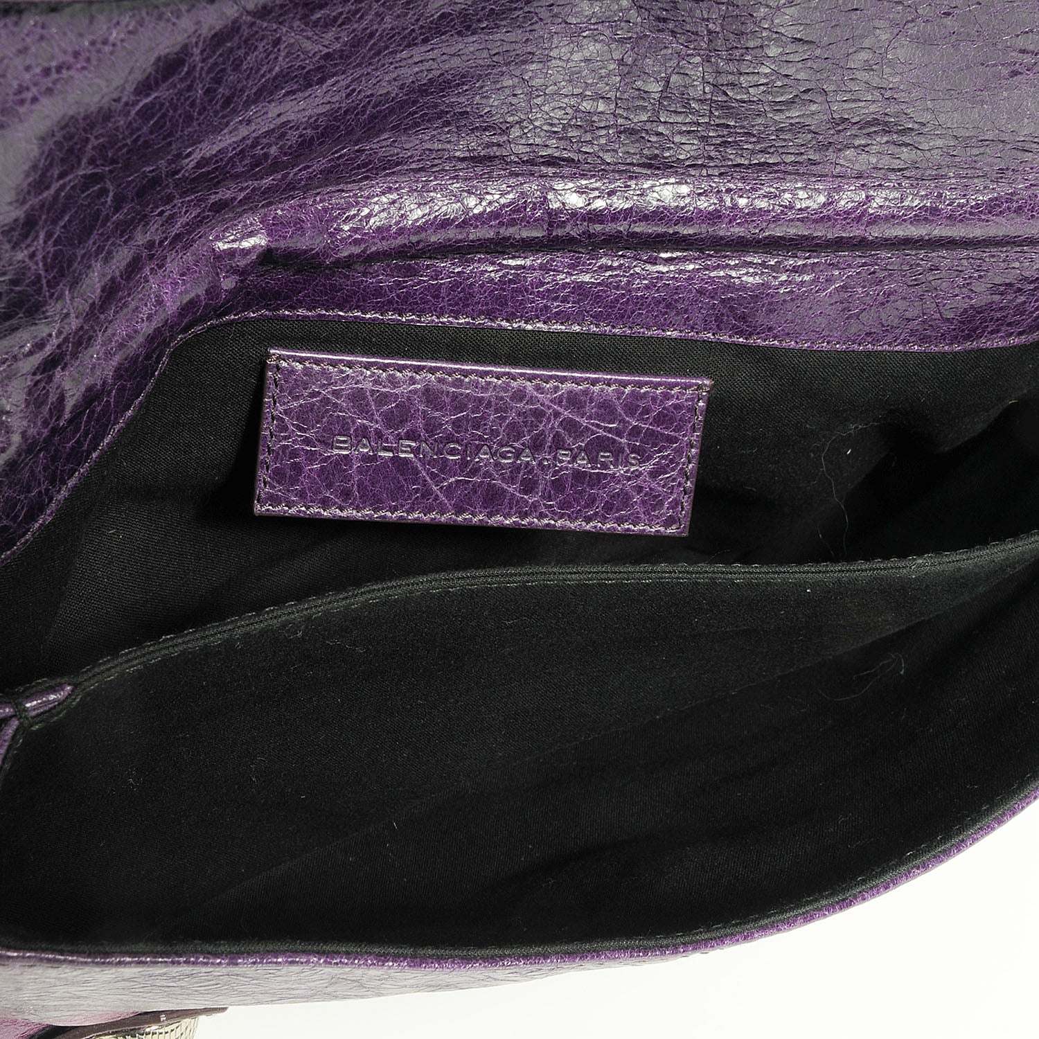 Balenciaga Agneau Giant 21 Silver Hardware Envelope Clutch Raisin 7 of 13