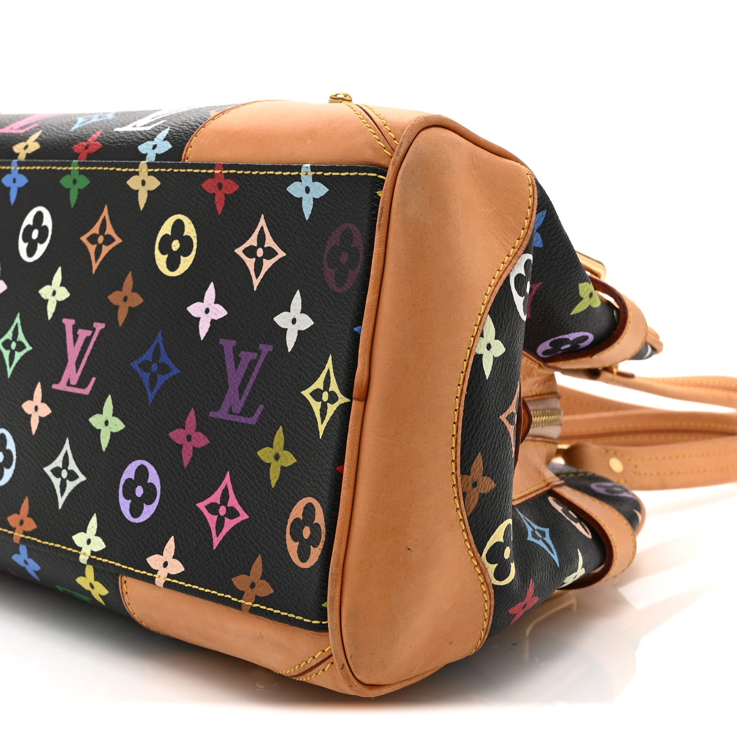 Louis Vuitton Monogram Multicolor Claudia Black 10 of 10
