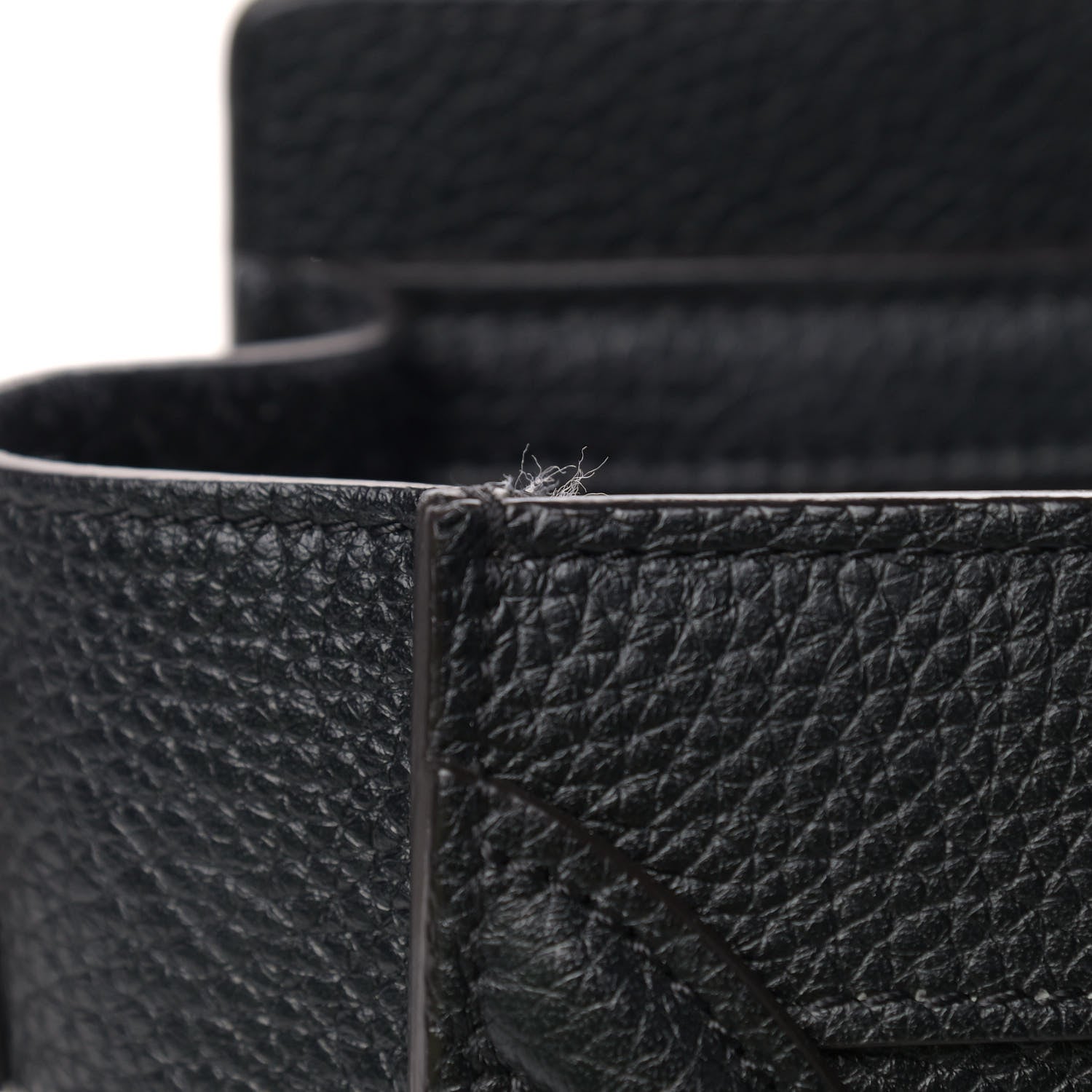 Celine Drummed Calfskin Nano Luggage Black 6 of 12