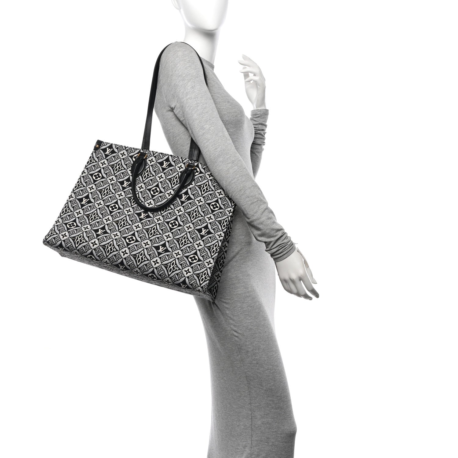 Louis Vuitton Jacquard Since 1854 Onthego GM Grey 2 of 11