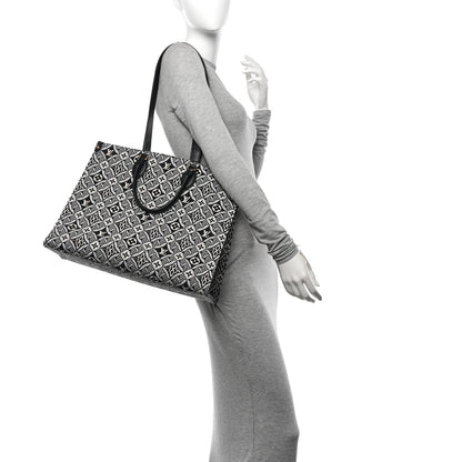 Louis Vuitton Jacquard Since 1854 Onthego GM Grey 2 of 11