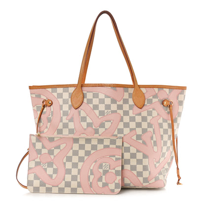 Louis Vuitton Damier Azur Tahitienne Neverfull MM 1 of 11