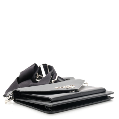 Prada Saffiano City Calf Mini Envelope Bag Black 4 of 12