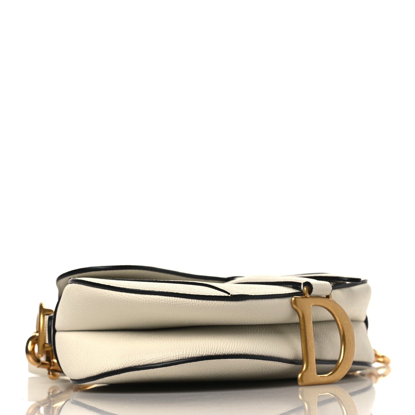 Lambskin Soft and Chain Pochette White
