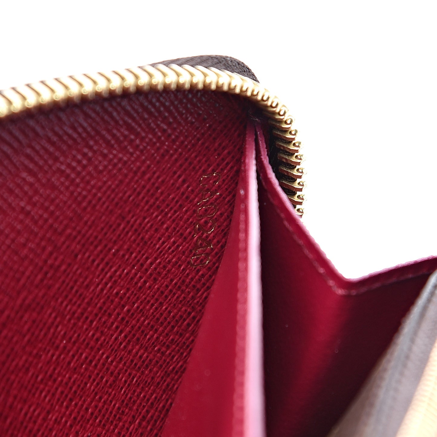 Monogram Clemence Wallet Fuchsia