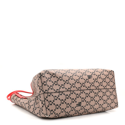 Off-White Coated Canvas Arrow Print Day Off Tote Bag Beige 8 of 21