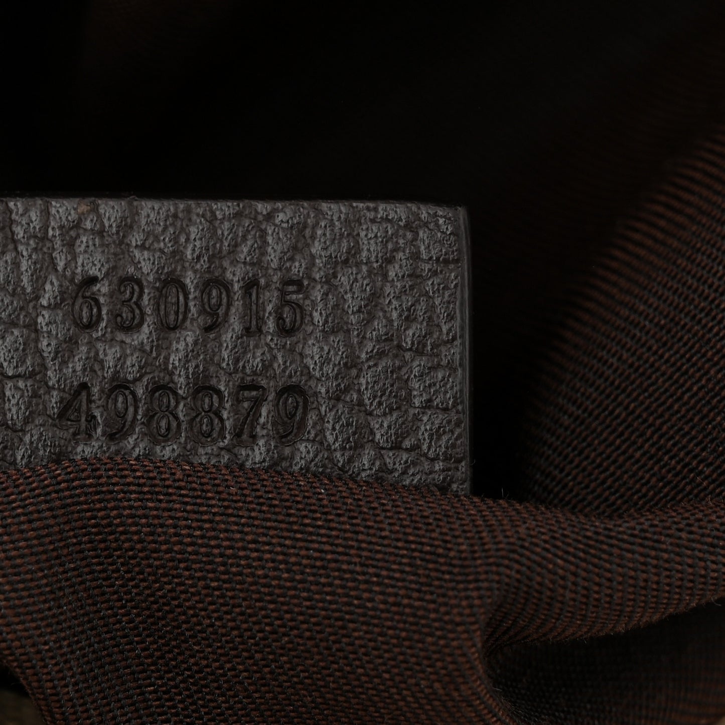 Monogram Dollar Calfskin Waist Pouch Beige Ebony Testa di Moro Marrone Scuro