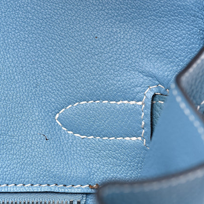 Hermes Togo Birkin 35 Blue Jean 14 of 28