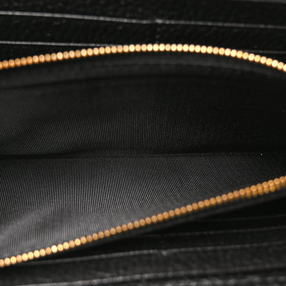 Gucci Pebbled Calfskin Jackie 1961 Chain Wallet Black 5 of 10