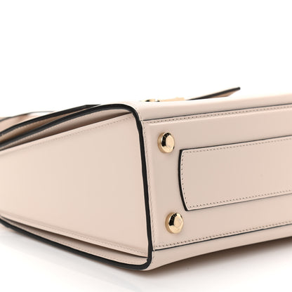 Salvatore Ferragamo Smooth Calfskin Small Boxyz Beige 9 of 10