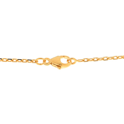 Hermes Rose Gold Plated Swift As De Coeur Necklace Gold 5 of 5