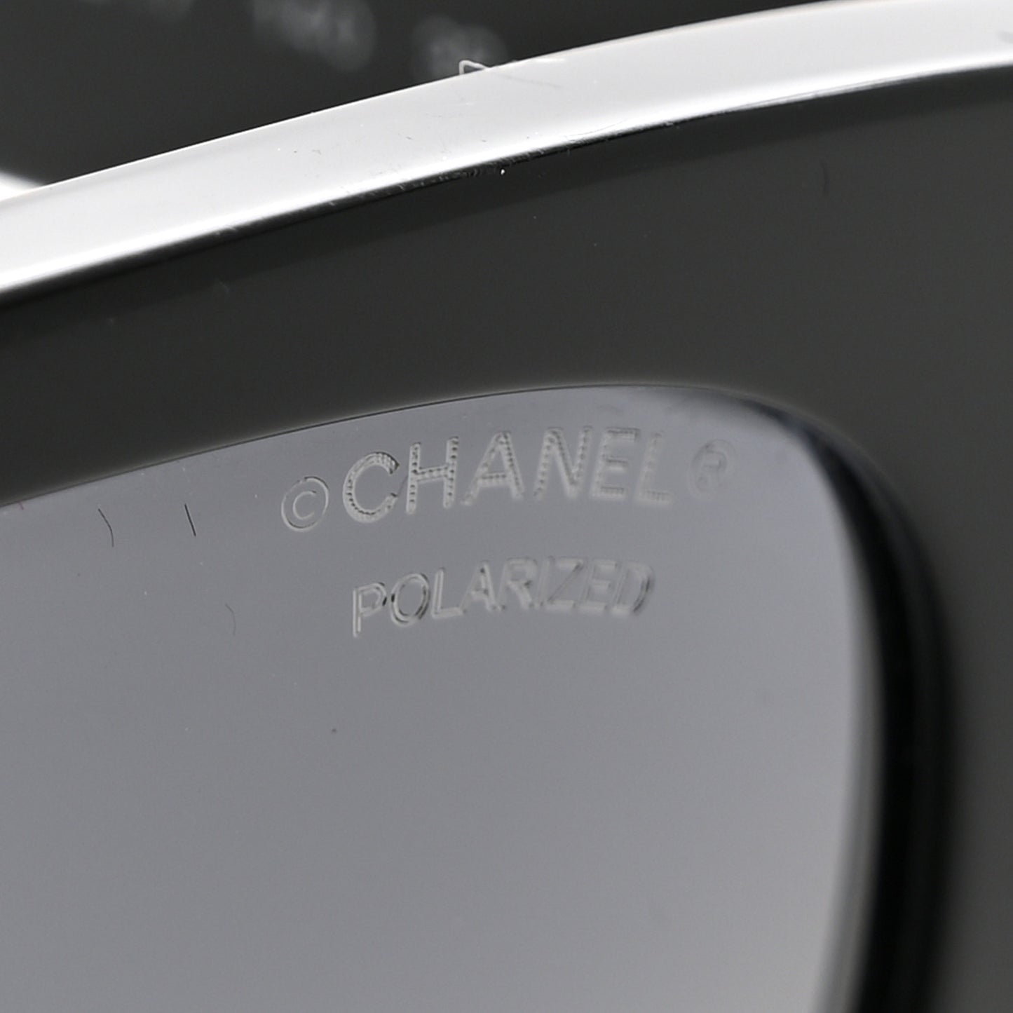 Acetate Polarized Square CC Sunglasses 5380 Black