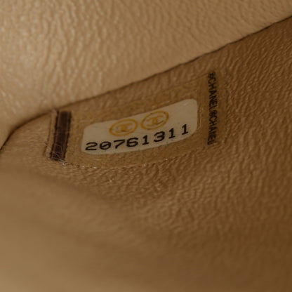 Chanel Caviar Quilted Medium Double Flap Beige Clair 7 of 8