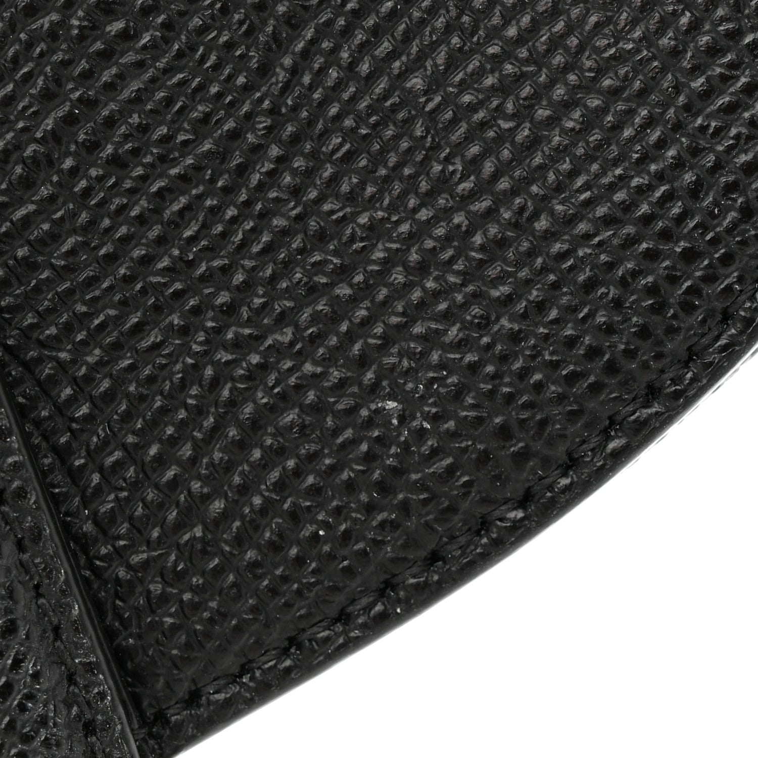 Christian Dior Grained Calfskin Saddle Bag Black 11 of 12