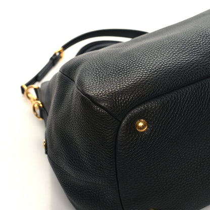 Prada Vitello Daino Tote Black 8 of 11