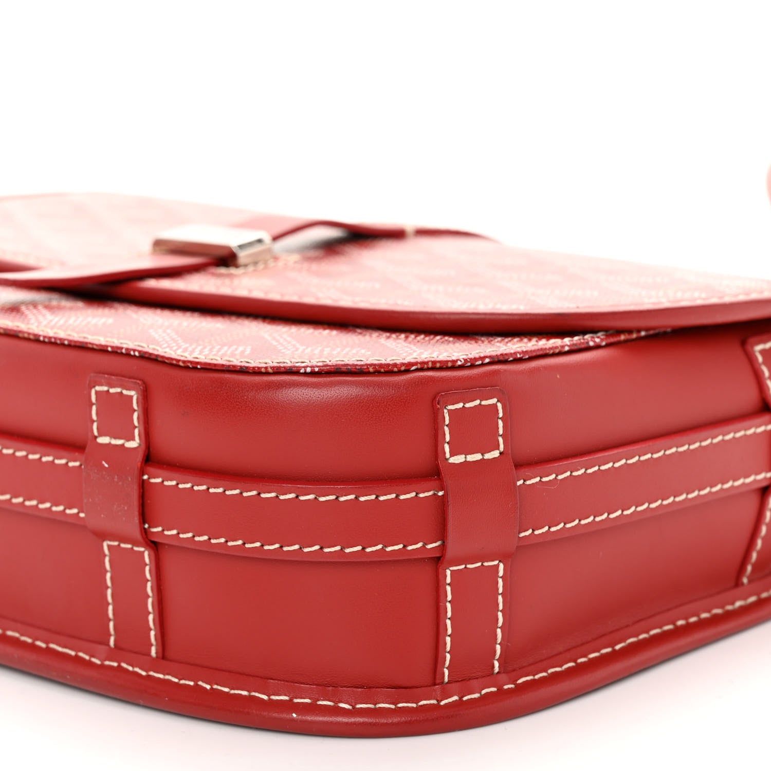 Goyard Goyardine Belvedere II PM Messenger Bag Red 9 of 9