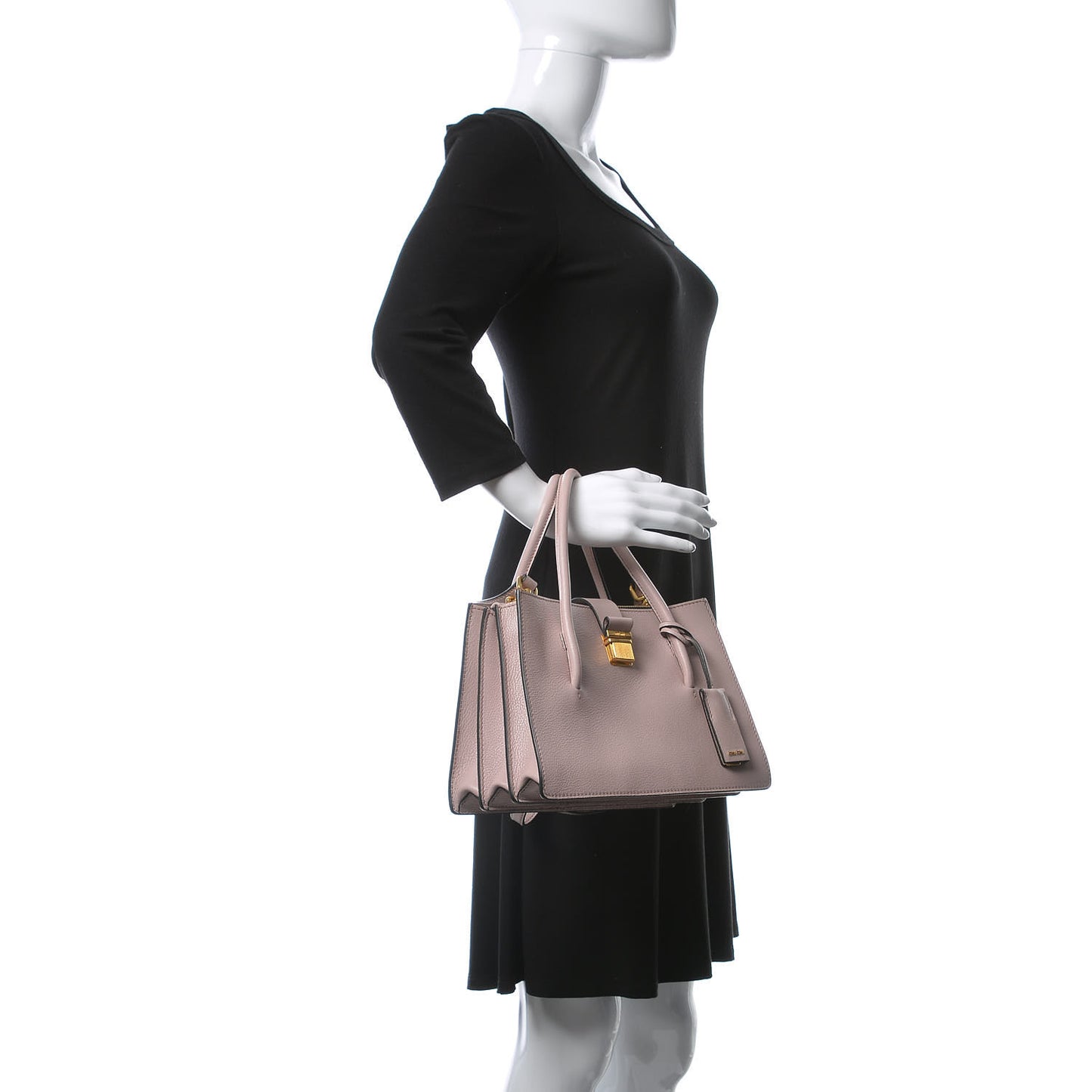 Goatskin Madras Tote Mughetto