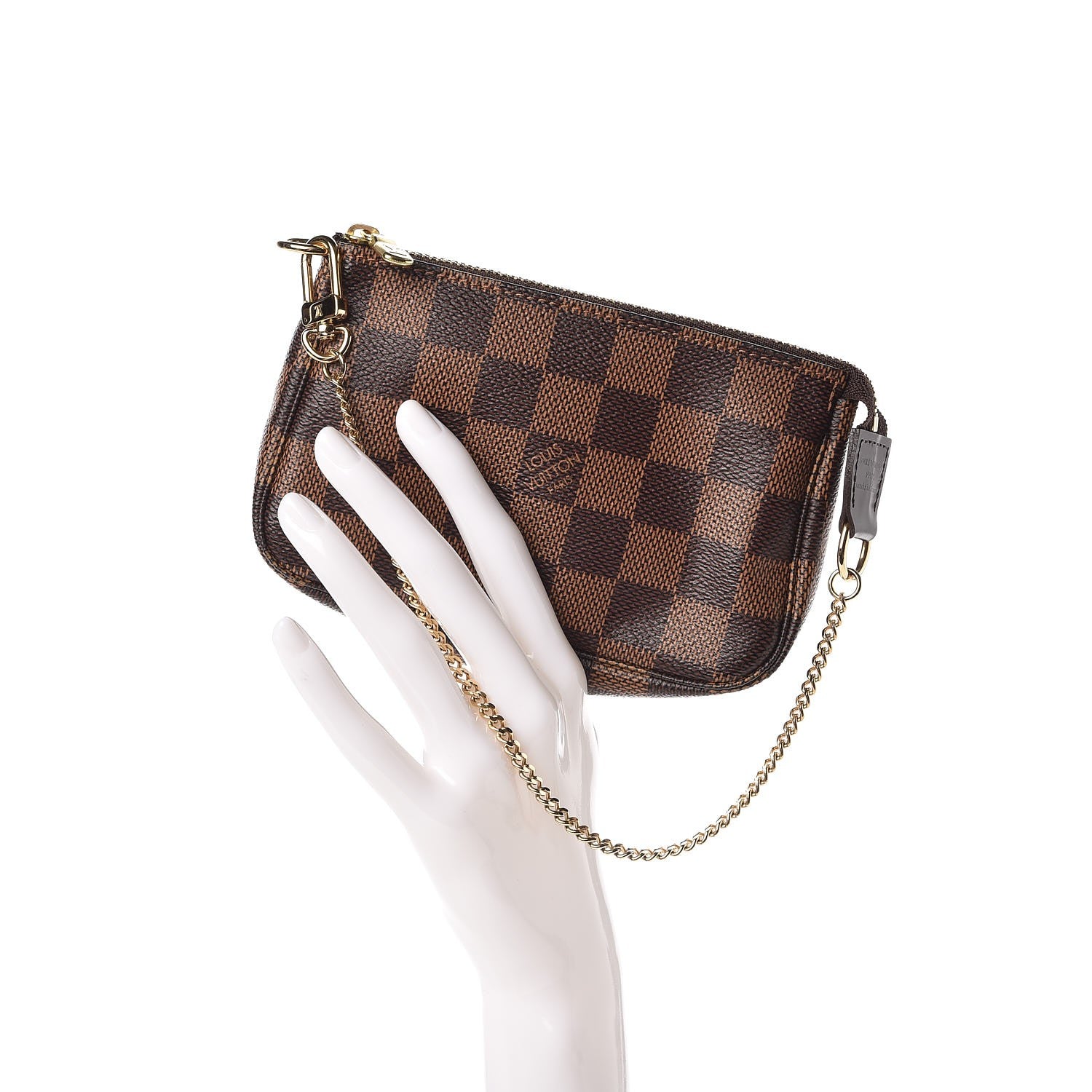 Louis Vuitton Damier Ebene Mini Pochette Accessories 2 of 7