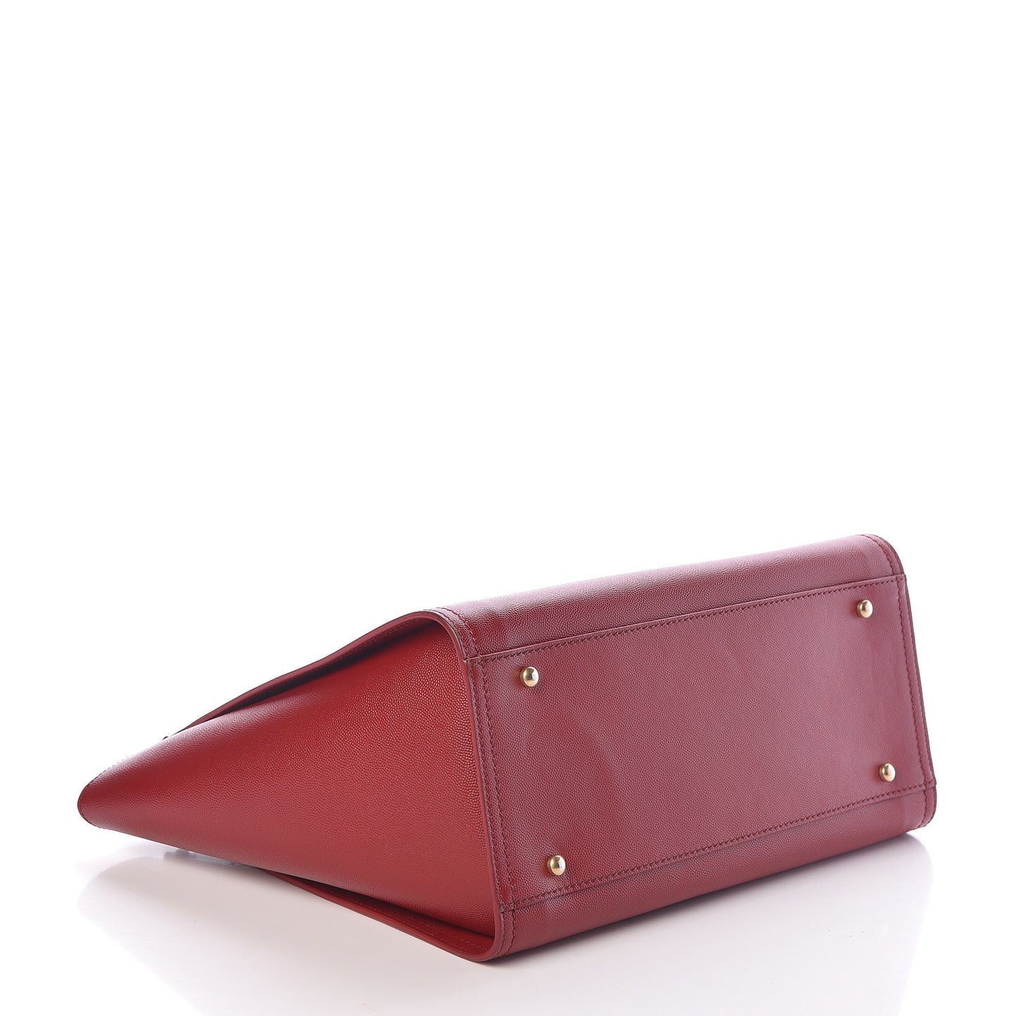 Caviar Small Studded Deauville Tote Red