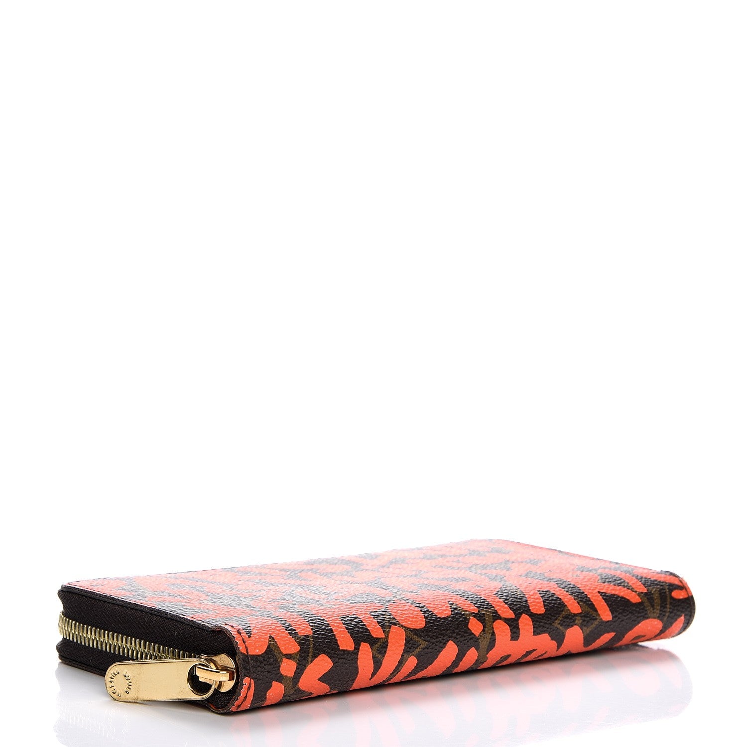 Louis Vuitton Monogram Graffiti Zippy Wallet Orange 4 of 12