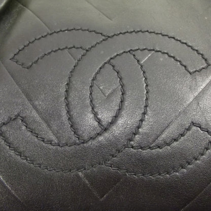 Chanel Lambskin CC Chevron Boston Black 7 of 12