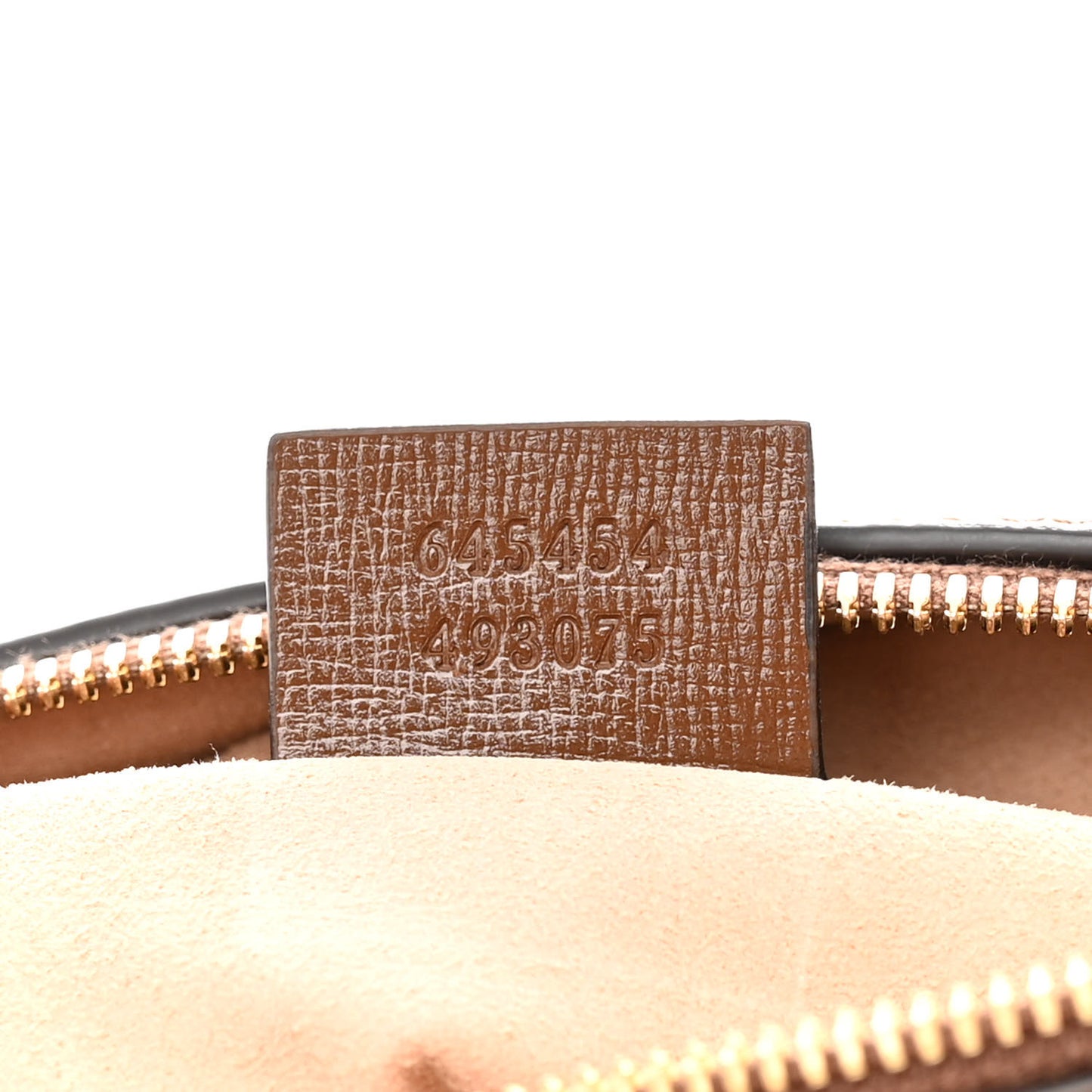 GG Supreme Monogram Small Horsebit 1955 Shoulder Bag Beige Brown Sugar