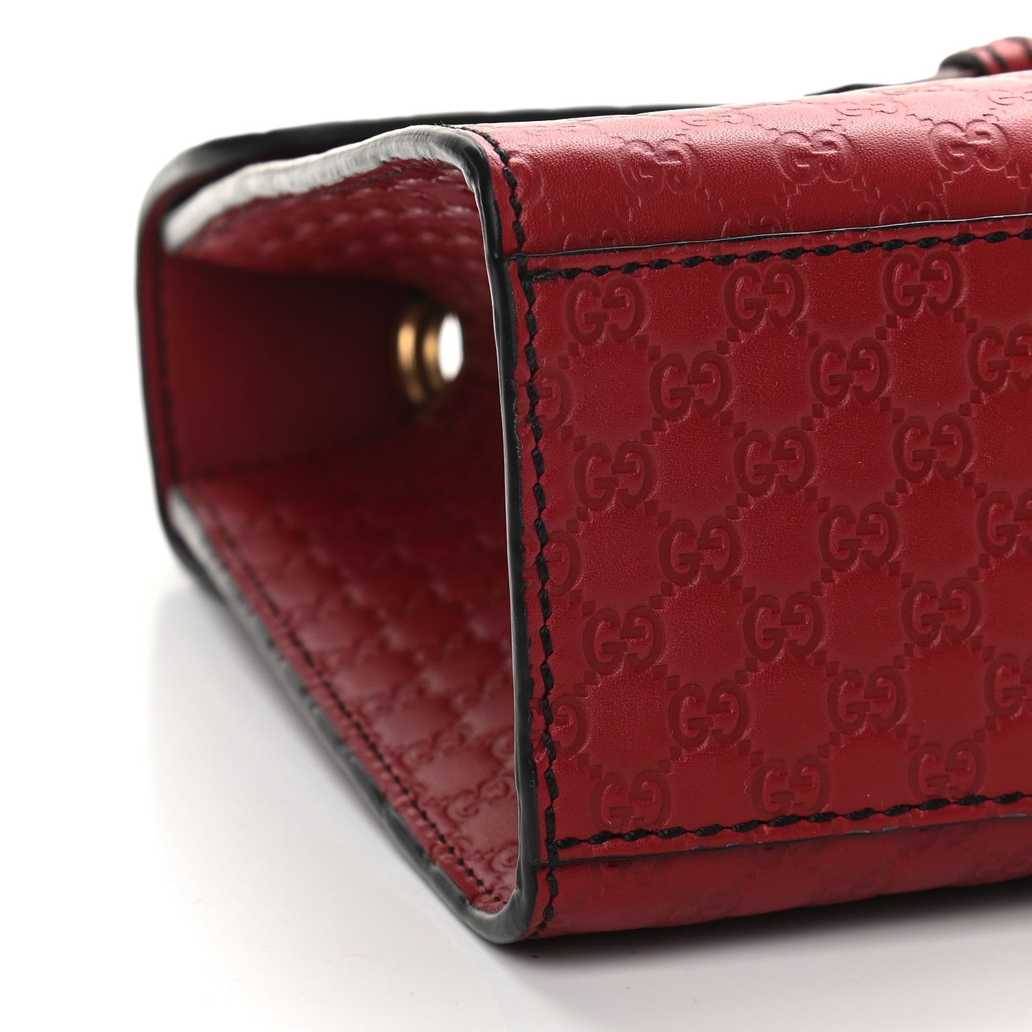 Gucci Microguccissima Medium Emily Chain Shoulder Bag Red 8 of 9