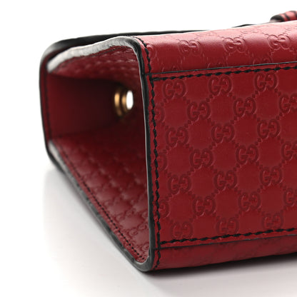 Gucci Microguccissima Medium Emily Chain Shoulder Bag Red 8 of 9