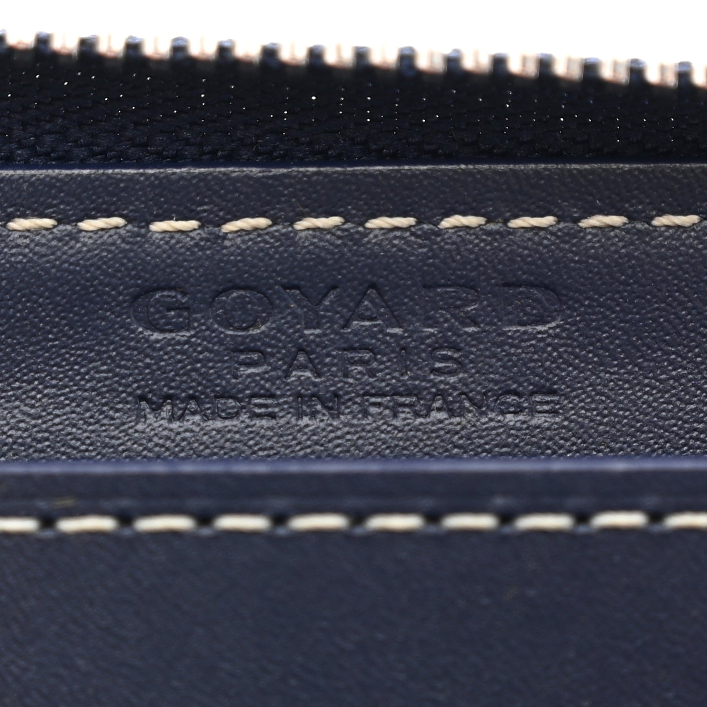 Goyardine Matignon PM Wallet Navy
