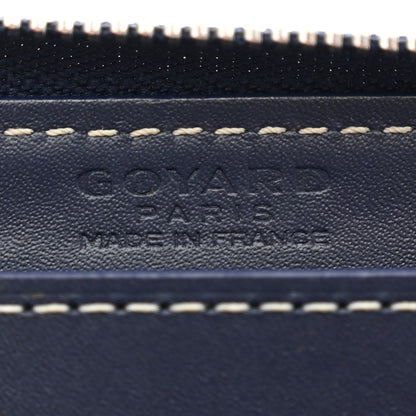 Goyard Goyardine Matignon PM Wallet Navy 6 of 7