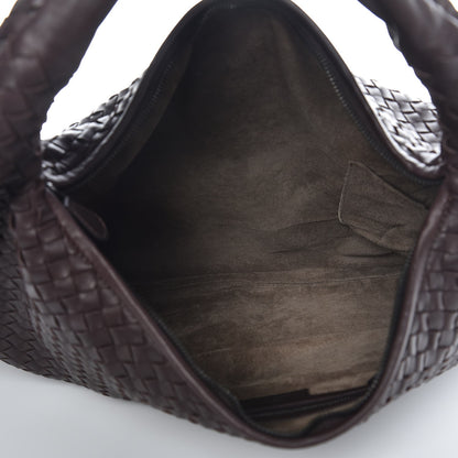 Bottega Veneta Nappa Intrecciato Large Studded Fringe Veneta Hobo Ebano 5 of 8