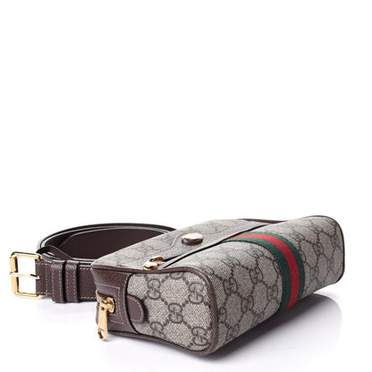 Gucci GG Supreme Monogram Small Ophidia Belt Bag 95 38 Dark Brown 3 of 6