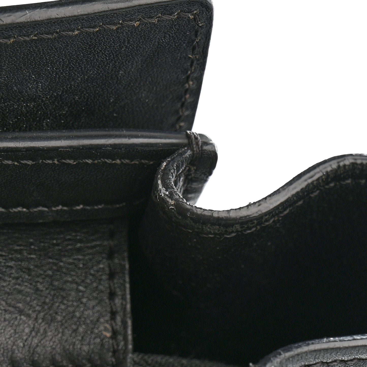 Smooth Calfskin Nano Luggage Black
