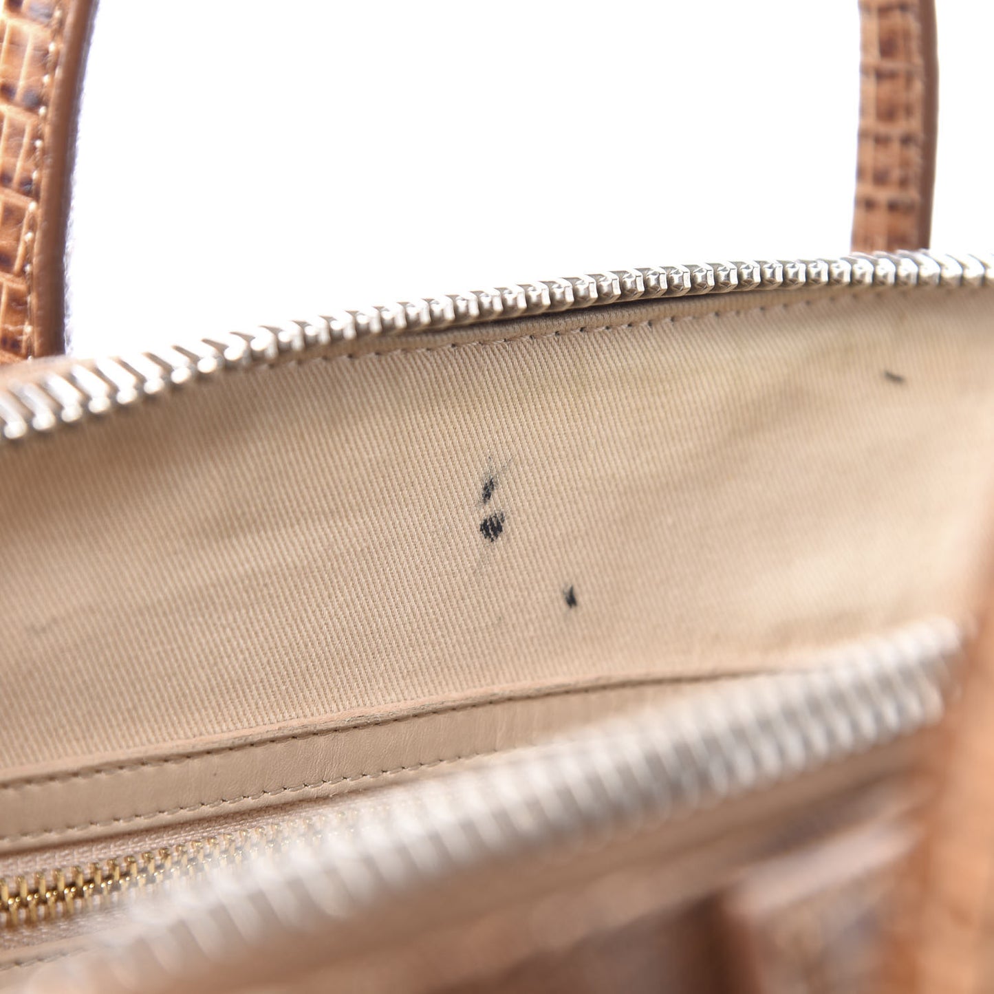 Calfskin Lizard Embossed Medium Antigona Brown